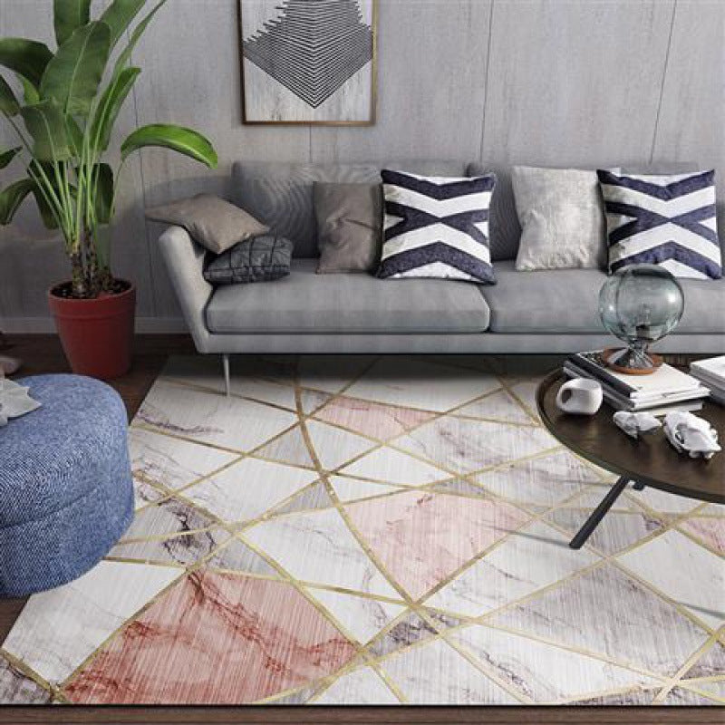 Luxury Marble Pattern Rug Carpet Mat (160 x 120)