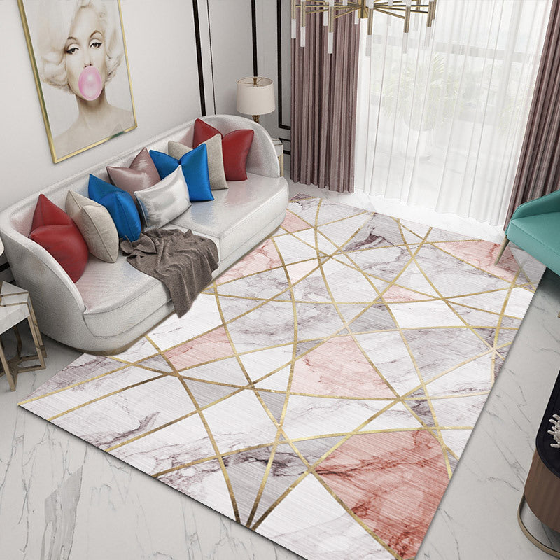 Luxury Marble Pattern Rug Carpet Mat (160 x 120)