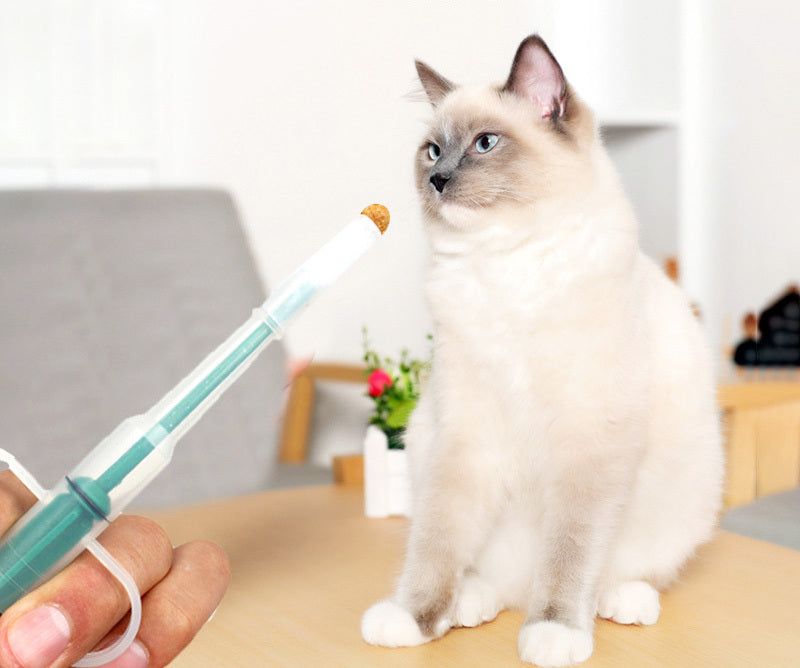 Pet Pill Feeder Medical Feeding Syringe Tablet Dispenser Tool for Dogs, Cats, Animals