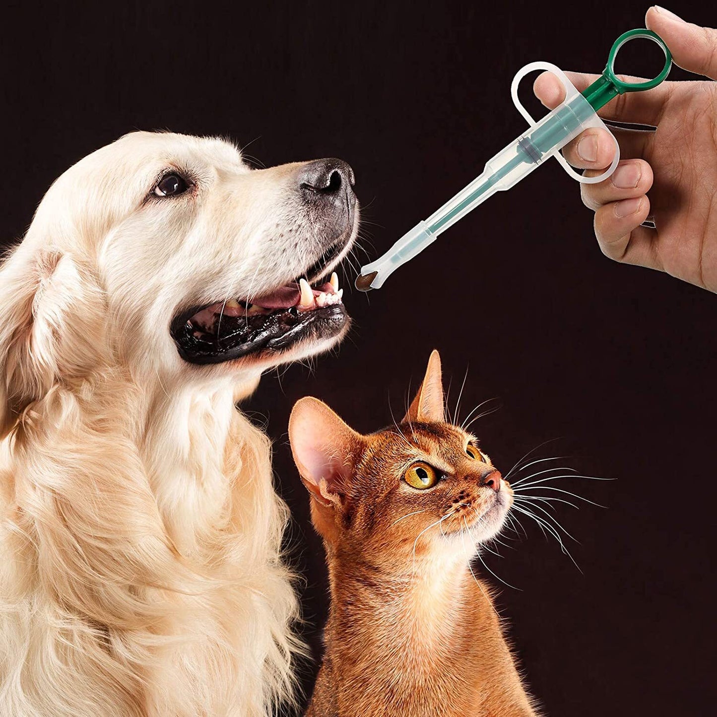 Pet Pill Feeder Medical Feeding Syringe Tablet Dispenser Tool for Dogs, Cats, Animals