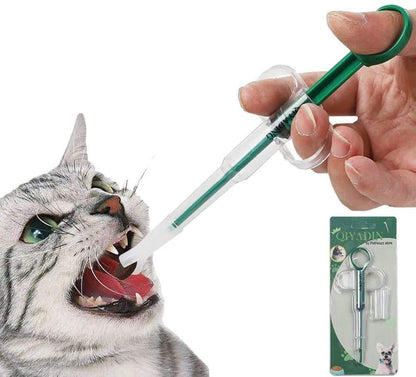 Pet Pill Feeder Medical Feeding Syringe Tablet Dispenser Tool for Dogs, Cats, Animals