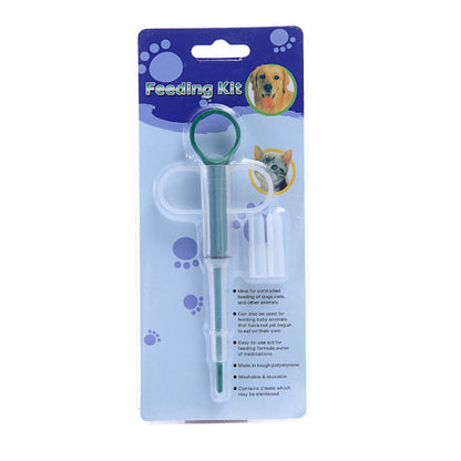 Pet Pill Feeder Medical Feeding Syringe Tablet Dispenser Tool for Dogs, Cats, Animals