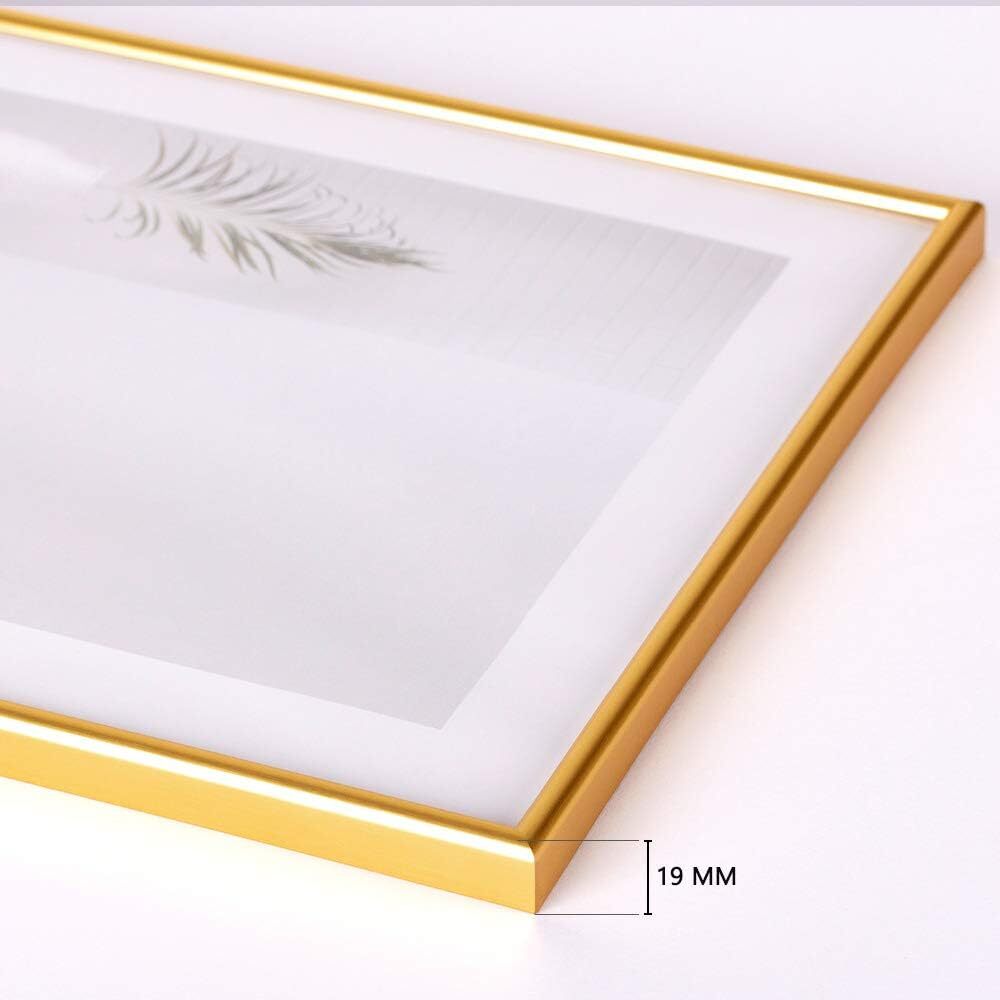 A3 Wooden Picture Photo Art Frame (Gold)