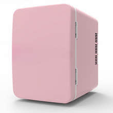 Compact Mini Fridge Portable Skincare Drinks Snacks Cooler - Pink