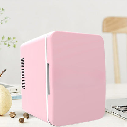 Compact Mini Fridge Portable Skincare Drinks Snacks Cooler - Pink