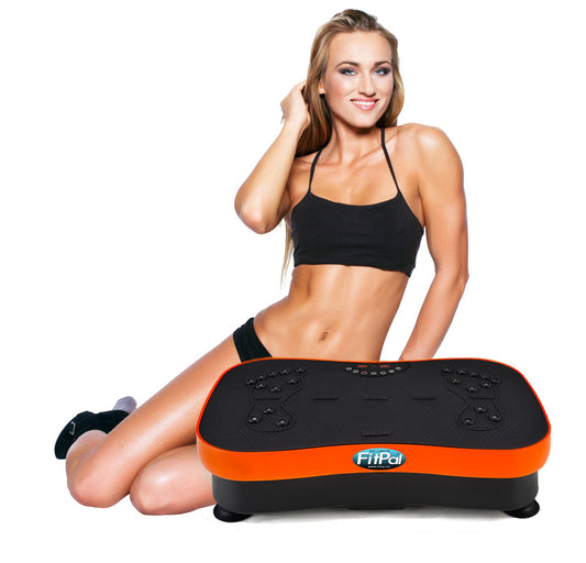 Ultra Slim Vibration Machine Whole Body Shaper Plate (Orange)