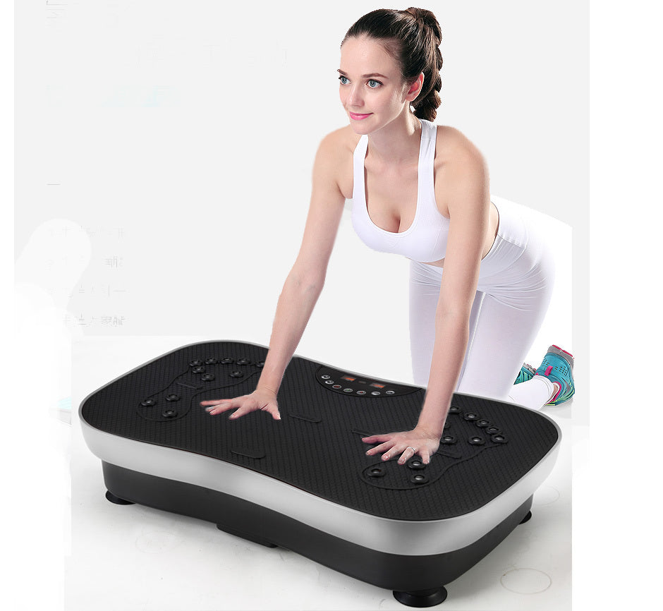 Ultra Slim Vibration Machine Whole Body Shaper Plate (White)