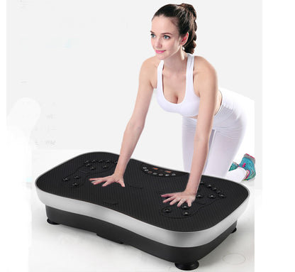 Ultra Slim Vibration Machine Whole Body Shaper Plate (White)