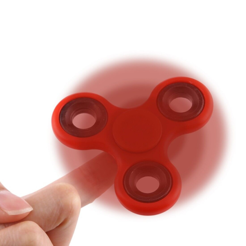 Fidget Spinner Stress Relieving Toy (Red)