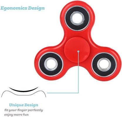 Fidget Spinner Stress Relieving Toy (Red)