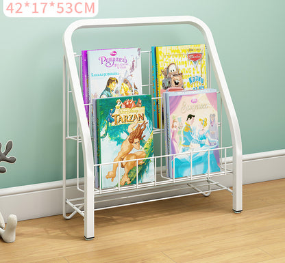 Amaze 2-Tier Bookcase Storage Shelf Magazine Rack