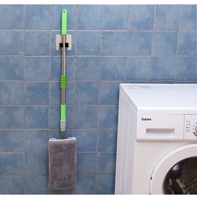 2-Rack Wall Mounted Mop Organiser Holder Hanger