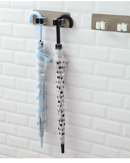 2-Rack Wall Mounted Mop Organiser Holder Hanger