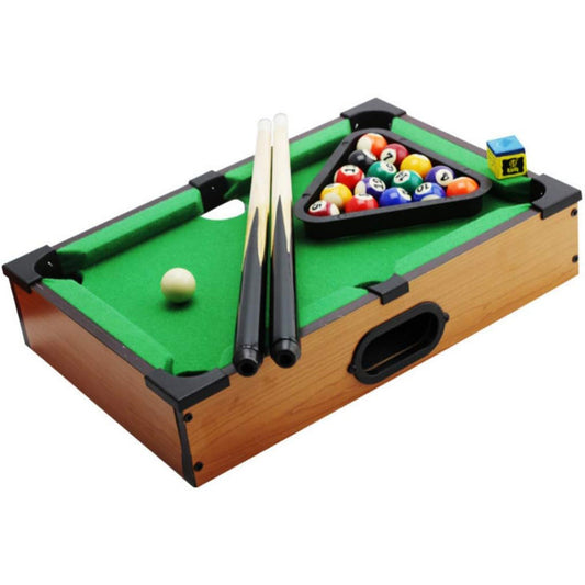 Mini Wooden Pool Table Billiard Game Set