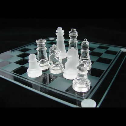 Deluxe Glass Chess Game Set