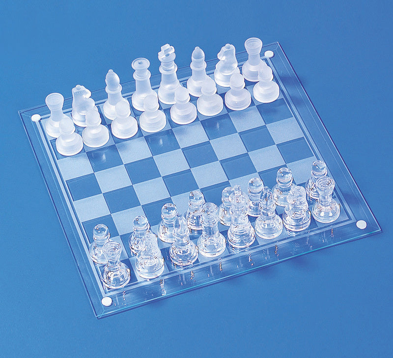 Deluxe Glass Chess Game Set