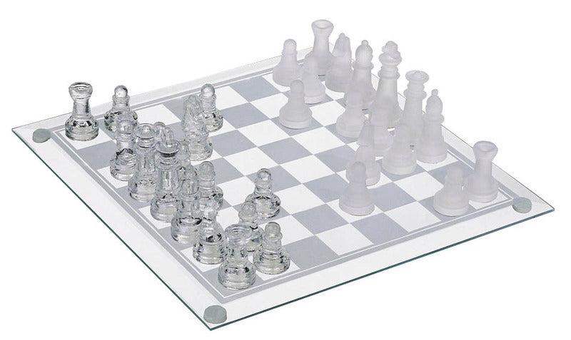 Deluxe Glass Chess Game Set