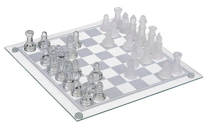 Deluxe Glass Chess Game Set