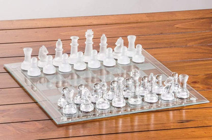 Deluxe Glass Chess Game Set