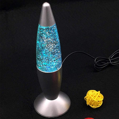 Glitter Motion Mini Lava Lamp Color-Changing Sparkling LED Portable Night Light