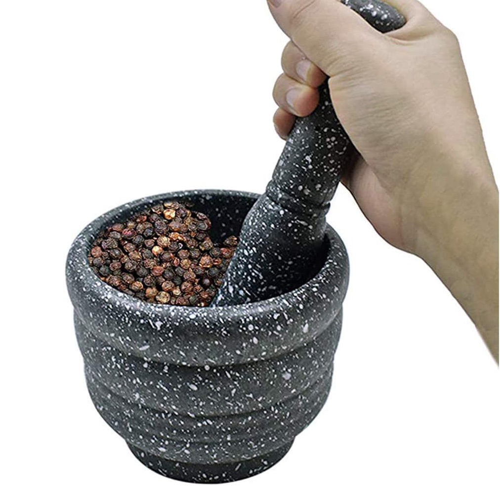 Garlic Masher Bowl Set Multifunction Grinding Mashing Jar