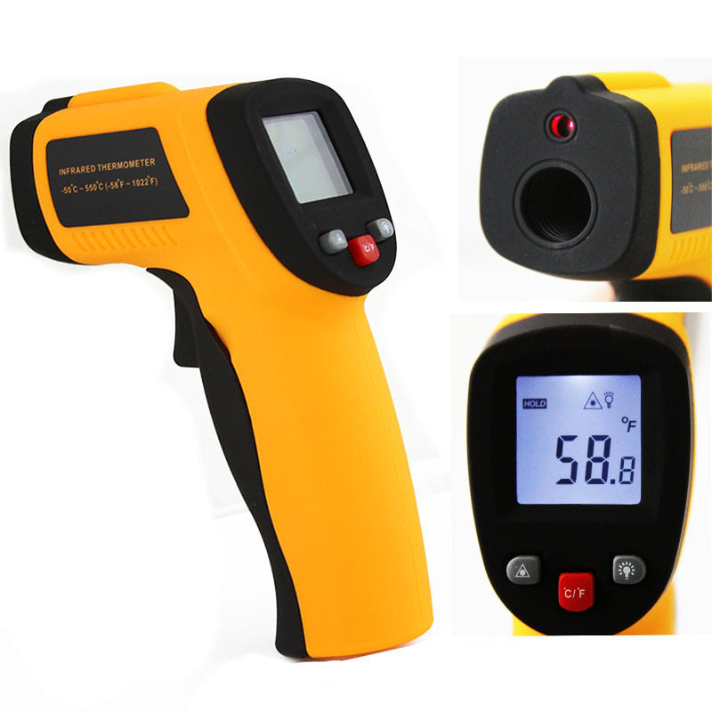 Infrared Non-contact Thermometer with Laser Aimpoint