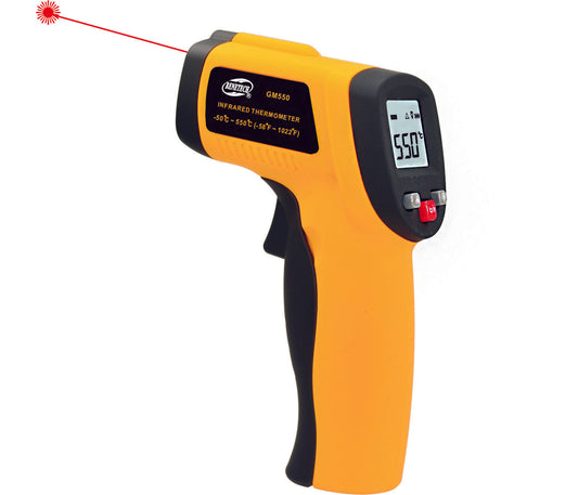 Infrared Non-contact Thermometer with Laser Aimpoint 550â„ƒ