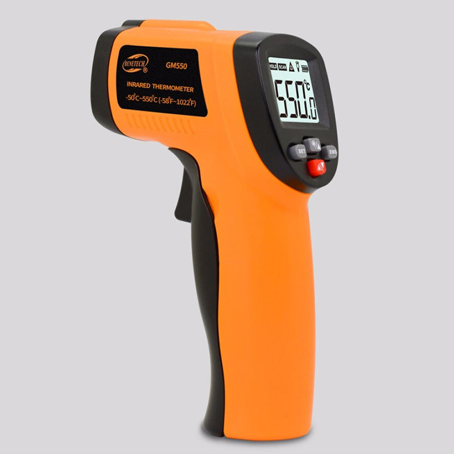 Infrared Non-contact Thermometer with Laser Aimpoint 550°C