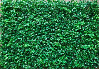 10-Piece Artificial Green Grass Lawn Plants Plastic Turf Hedge Wall (60cm x 40cm)