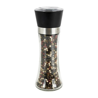 Salt and Pepper Grinder Glass Spice Crusher Mill