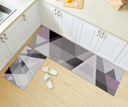 2-Pieces Kitchen Area Rug Doormat Hallway Bathroom Mats