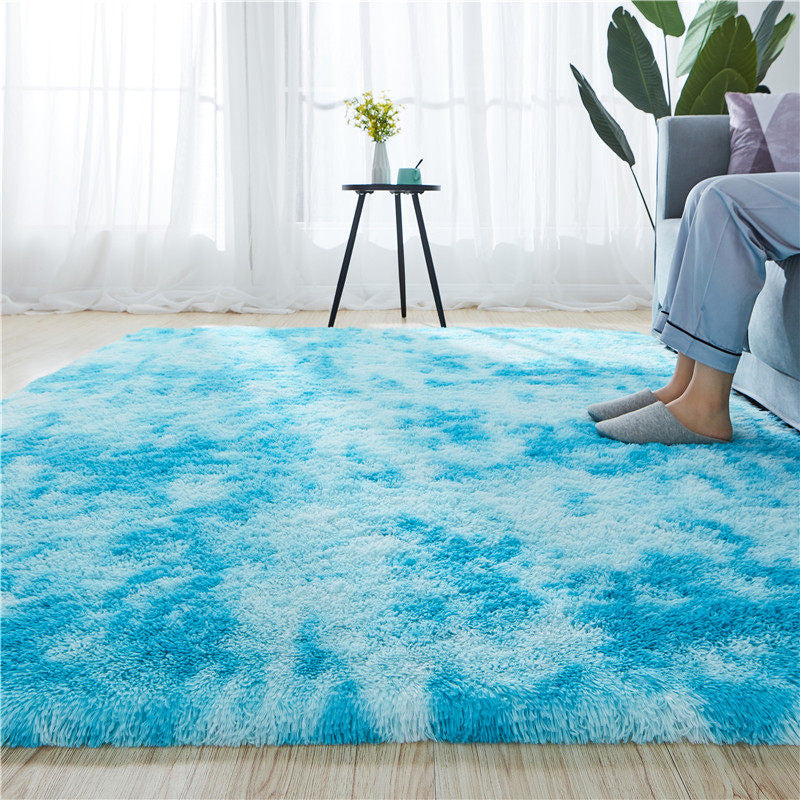 Luxe XL Blue Oasis Soft Shag Rug (300 x 200)