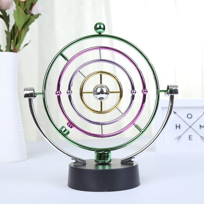 Kinetic Art Perpetual Motion Galaxy Wheel Executive Desk Toy