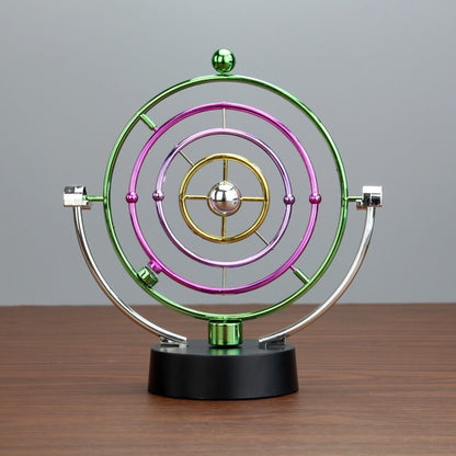 Kinetic Art Perpetual Motion Galaxy Wheel Executive Desk Toy