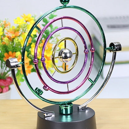 Kinetic Art Perpetual Motion Galaxy Wheel Executive Desk Toy