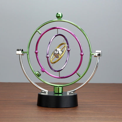 Kinetic Art Perpetual Motion Galaxy Wheel Executive Desk Toy