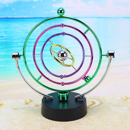 Kinetic Art Perpetual Motion Galaxy Wheel Executive Desk Toy