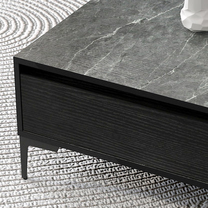 Minimalist Large Coffee Table with Storage