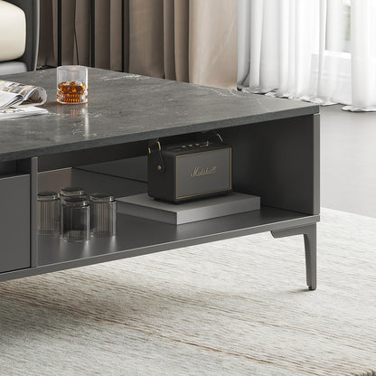 Minimalist Large Coffee Table with Storage