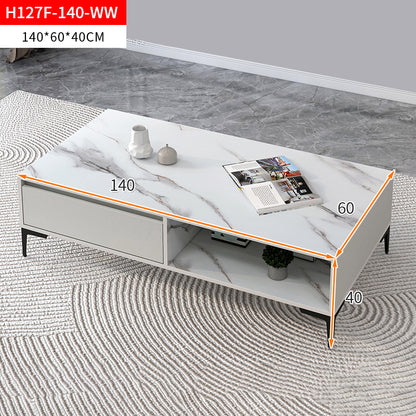 Minimalist Large Coffee Table with Storage