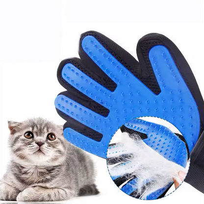 Magic Pet Grooming Glove Gentle Deshedding Cat Dog Hair Remover Brush