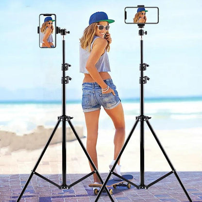 170cm Adjustable Phone Tripod Stand Mobile Holder Live Streaming