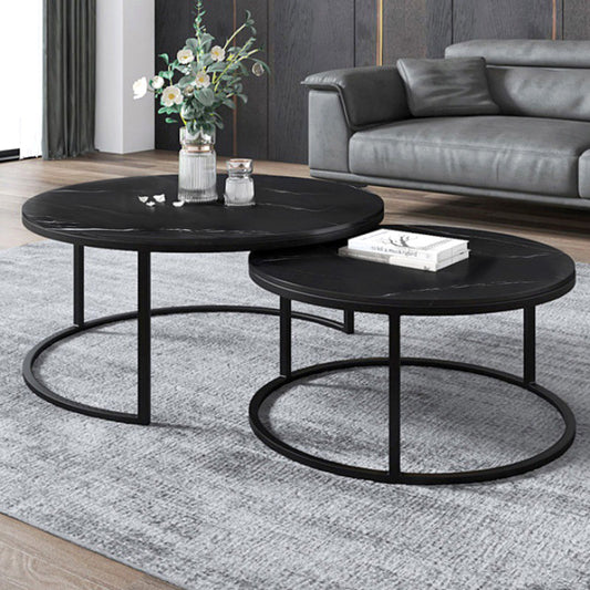 Synergy 2 In 1 Designer Nesting Coffee Tables (Black)