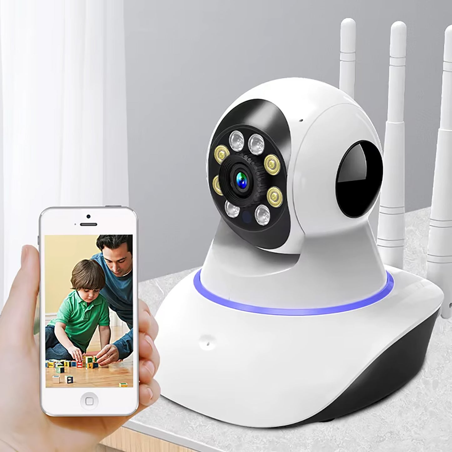 WiFi Security Camera IP Wireless HD Night Vision Two Way Audio