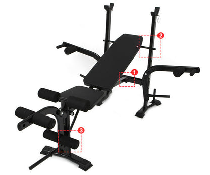 Multi-function All-in-One Adjustable Weight Bench Press Home Gym