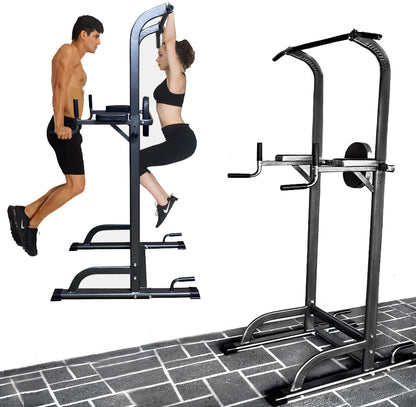 Power Tower Dip Bar Pull Up Stand Fitness Station