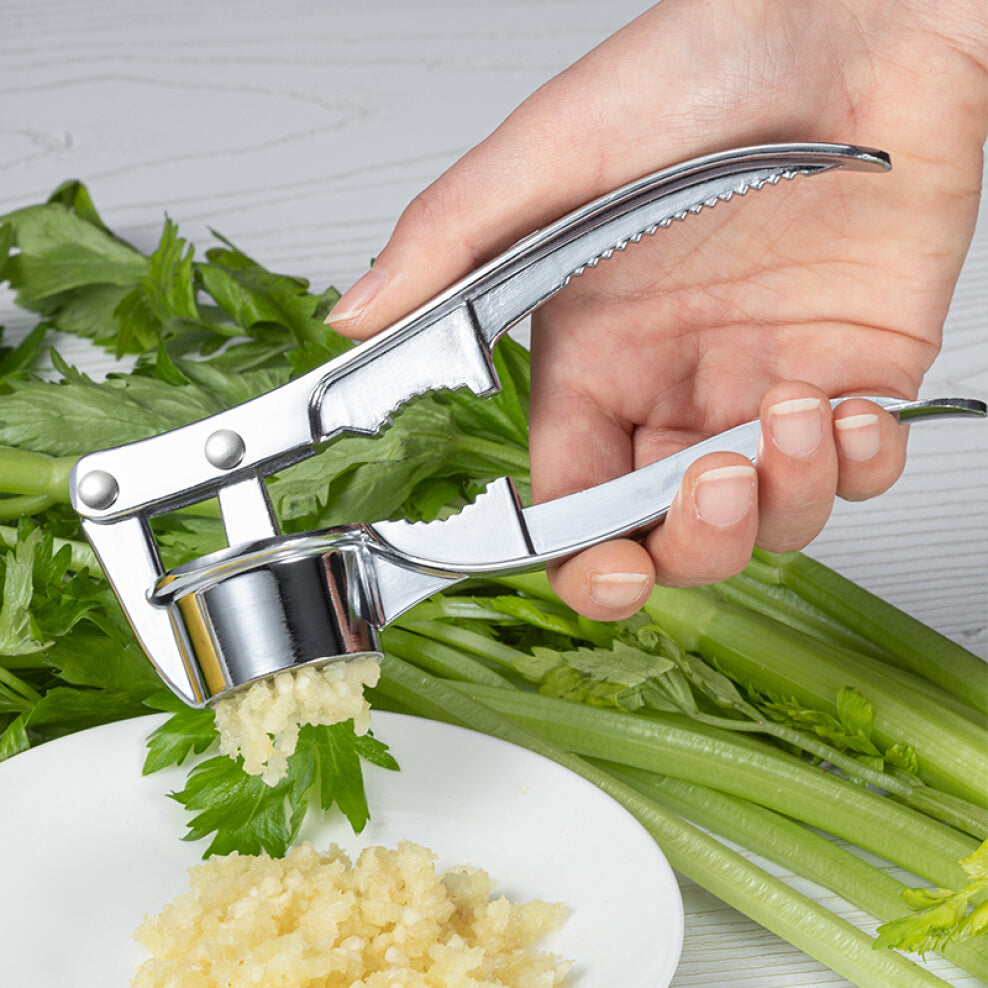 Garlic Crusher Food Mashing Crushing Cutter Slicer Mincer