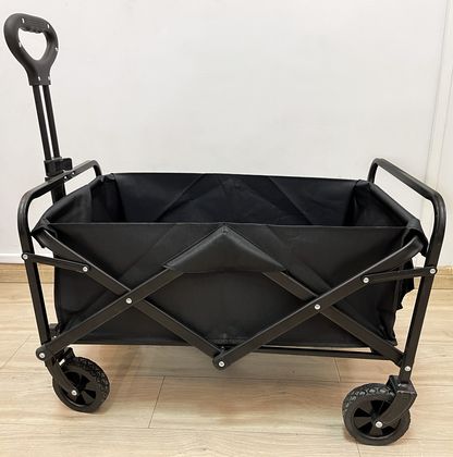 Large Capacity Outdoor Folding Beach Cart Utility Garden Camping Wagon