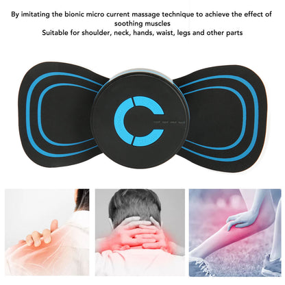 EMS Neck Massager Electromagnetic Wave Tens Cervical Vertebrae Pain Relief Device