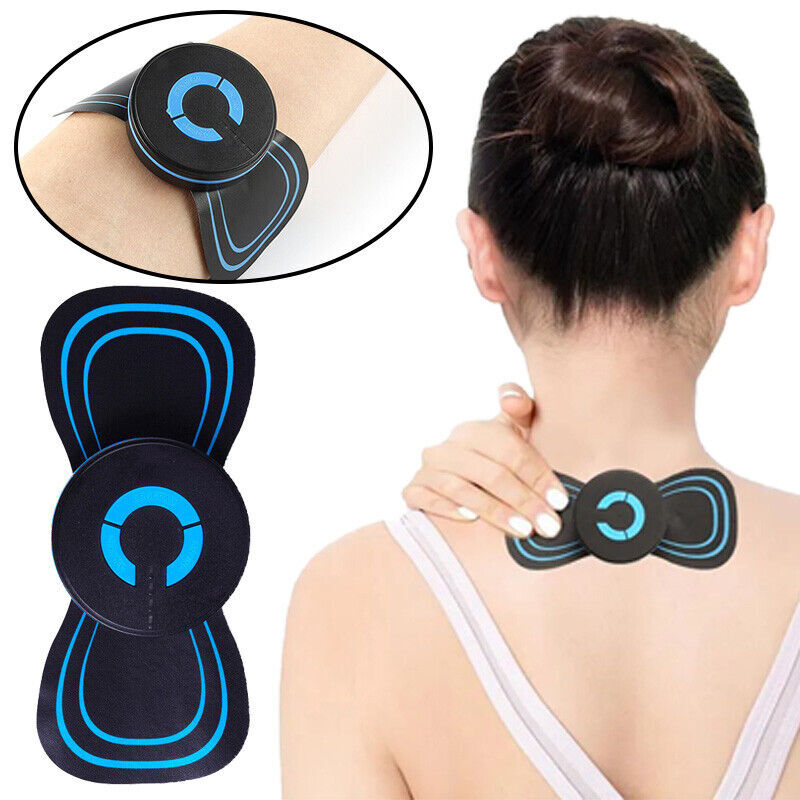 EMS Neck Massager Electromagnetic Wave Tens Cervical Vertebrae Pain Relief Device